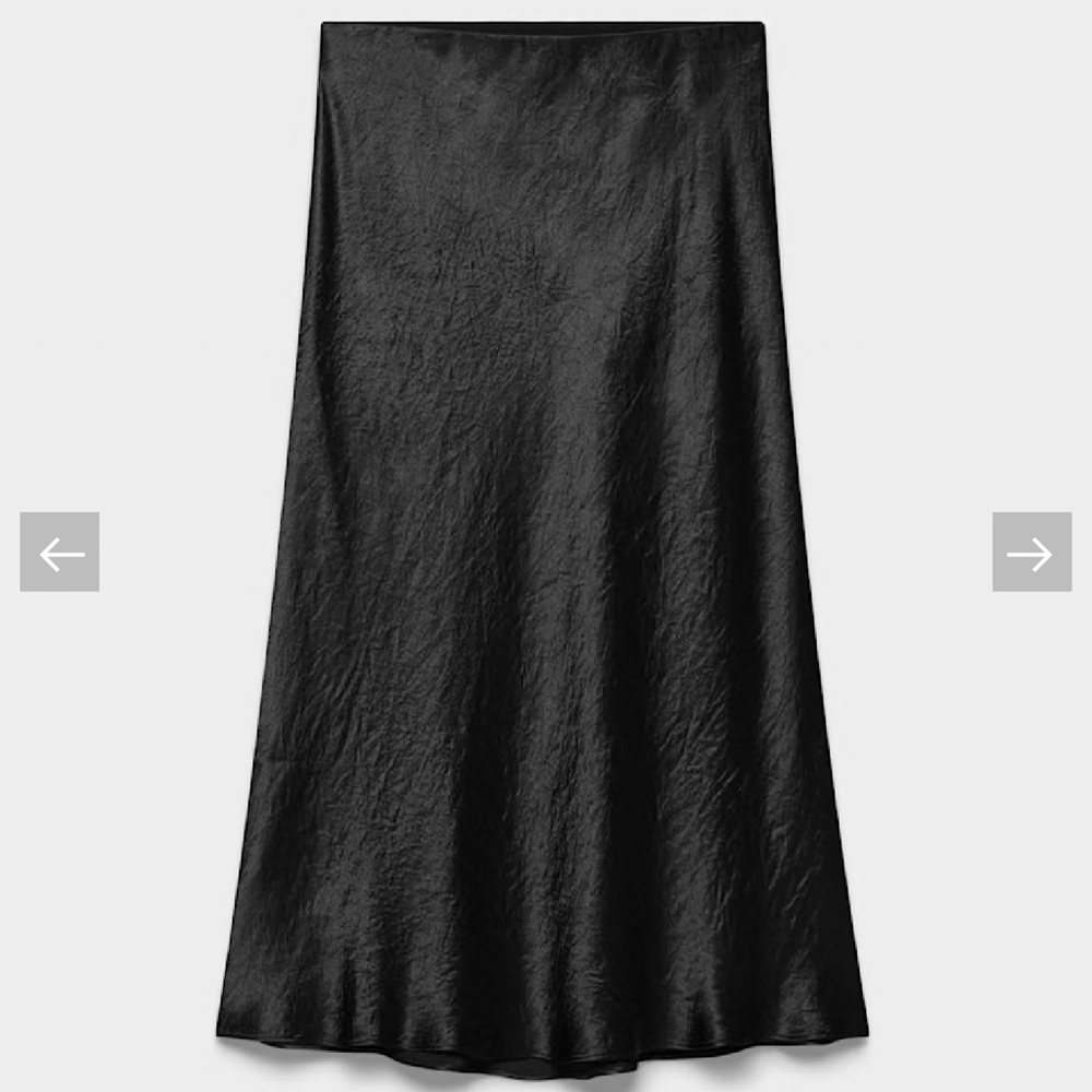 Aritzia Babaton Slip Satin Midi Skirt - NWT